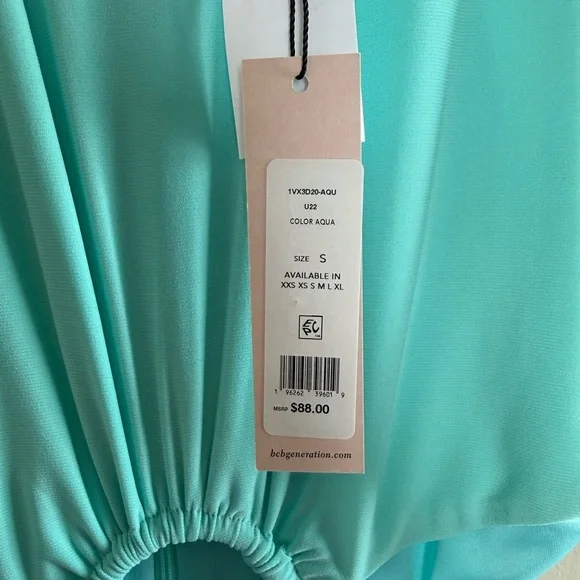 NWT BCBG baby blue cut out dress - Picture 3 of 6